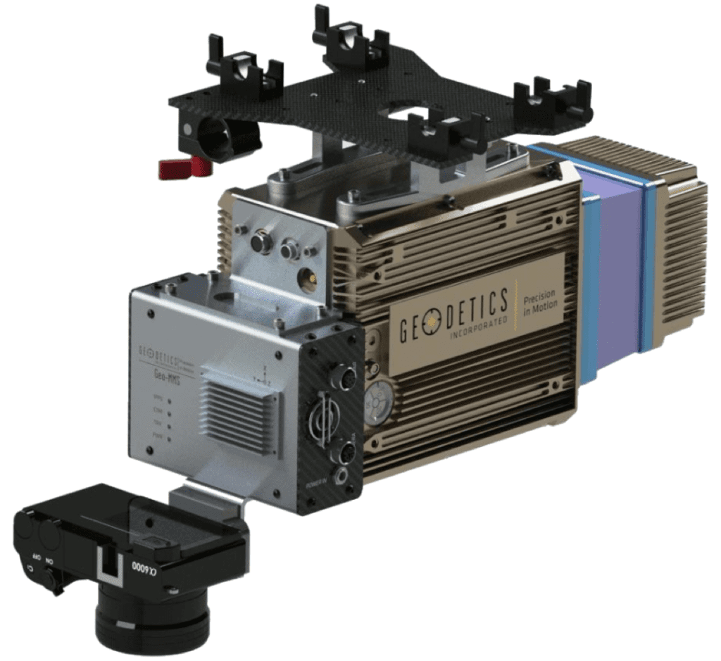 Figure 2. Geo-MMS Point&Pixel system integrated with the Teledyne Optech CL-360 system.